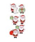 9007-314 Weihnachtsetikett Santa Claus
