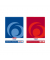 Collegeblock 311530 x.book, kariert / kariert Rand links, A5, 70g, sortiert, 100 Blatt