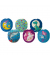 Lampion 24cm 6fach sortiert