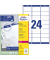 L7159-100 Adress Etiketten 64 x 33,9 mm weiß Quick Peel