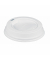 100 Dom-Deckel, PS "To Go" rund Ø 8 cm · 2 cm weiß 90131