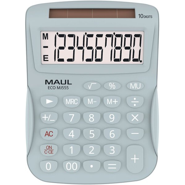 4002390092708 -  72635 84 Tischrechner Solar ECO MJ 555 grau 4002390092708 MAUL