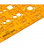 Kunststoff-Schablone Metall 5051 gelb-transparent
