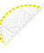Kunststoff-Geodreieck TZ-Dreieck 1660/1 glasklar 60° 22,5cm
