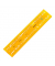 Kunststoff-Schablone Schrift 5301/7 gelb-transparent Schrifthöhe 7mm