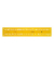 Kunststoff-Schablone Schrift 5301/7 gelb-transparent Schrifthöhe 7mm