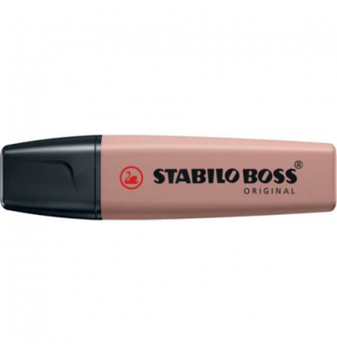 Textmarker STABILO BOSS ORIGINAL NatureCOLORS, 70/165, umbra, 2-5mm Keilspitze
