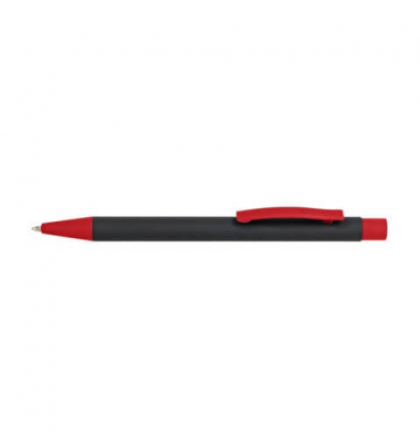 Kugelschreiber Soft Metall 21741/3D, schwarz, M, nachf&uuml;llbar