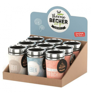 388390 Thermobecher to go Relax sortiert