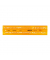 Kunststoff-Schablone Schrift 5301/5 gelb-transparent Schrifthöhe 5mm
