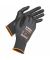 Montagehandschuhe athletic allround, Nitrilschaum, schwarz/grau/orange, Größe 9 / L