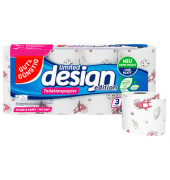 Toilettenpapier limited design 3-lagig 8 Rollen