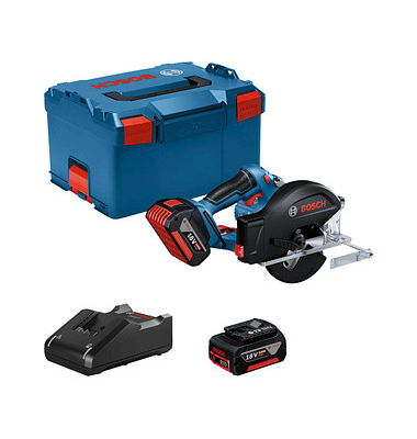 BOSCH Professional GKM 18V-50 Akku-Handkreissäge-Set 18,0 V, mit 2 Akkus