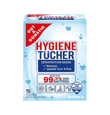 GUT&GÜNSTIG Desinfektionstücher, GUT&GÜNSTIG Desinfektionstücher,