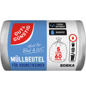 Müllbeutel 2996403003, transparent, 5 Liter, offen