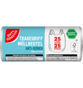 Müllbeutel 4790959001 ANTI-GERUCH, transparent, 25 Liter, mit Griff