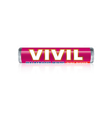 VIVIL Waldfrucht-Minze ohne Zucker Bonbons 28,0 g