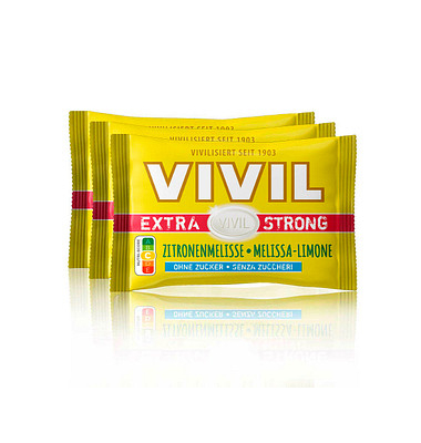 VIVIL Extra Strong Zitronenmelisse Bonbons 75,0 g