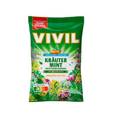 VIVIL Kräuter-Mint Bonbons 120,0 g