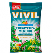 VIVIL Eukalyptus-Menthol ohne Zucker Bonbons 120,0 g