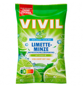 VIVIL Limette-Minze ohne Zucker Bonbons 120,0 g