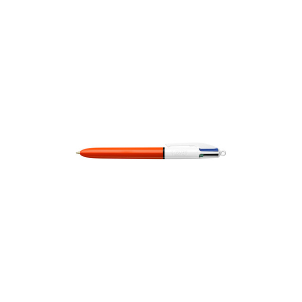 0070330101760 - BIC 4-Farben-Kugelschreiber Original orange weiß Schreibfarbe schwarz blau rot grün 1 St 0070330101760 - BIC 4-Farben-Kugelschreiber Original orange weiß Schreibfarbe schwarz blau rot grün 1 St