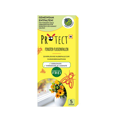 PROTECT Fliegenfalle Fenster transparent