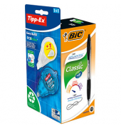 BIC Kugelschreiber-Set Atlantis Classic blauSchreibfarbe schwarz, 1 Set