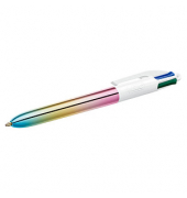 Vierfarbkugelschreiber GRADIENT 511034, blau / schwarz / rot / gr&uuml;n, 0,4mm, nachf&uuml;llbar