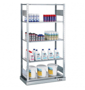 SCHULTE Schwerlastregal MULTIplus 150 14944 silber 100,0 x 50,0 x 200,0 cm