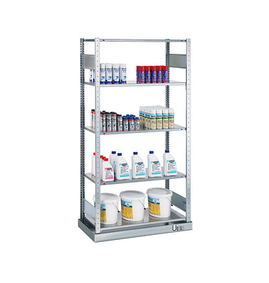 SCHULTE Schwerlastregal MULTIplus 150 14944 silber 100,0 x 50,0 x 200,0 cm SCHULTE Schwerlastregal MULTIplus 150 14944 silber 100,0 x 50,0 x 200,0 cm