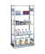 SCHULTE Schwerlastregal MULTIplus 150 14944 silber 100,0 x 50,0 x 200,0 cm