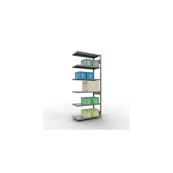 4004514283368 - Schulte Lagertechnik Fachbodenregal-Stecksystem MULTIplus 250 Anbauregal Längenriegel 2500x1000x500 mm 6 Böden verzinkt 4004514283368 - Schulte Lagertechnik Fachbodenregal-Stecksystem MULTIplus 250 Anbauregal Längenriegel 2500x1000x500 mm 6 Böden verzinkt