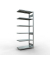 SCHULTE Schwerlastregal MULTIplus 250 12956-LR silber 100,0 x 50,0 x 250,0 cm