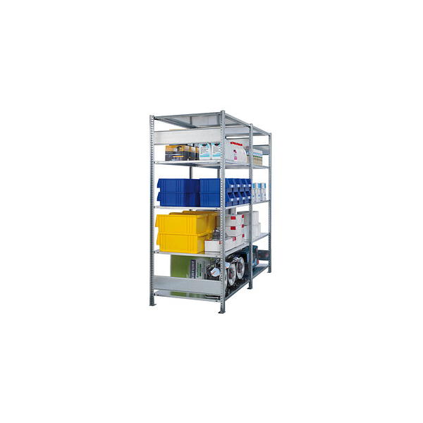 4004514283450 - Schulte Lagertechnik Fachbodenregal-Stecksystem MULTIplus 250 Anbauregal Längenriegel 3000x1000x500 mm 7 Böden verzinkt 4004514283450 - Schulte Lagertechnik Fachbodenregal-Stecksystem MULTIplus 250 Anbauregal Längenriegel 3000x1000x500 mm 7 Böden verzinkt