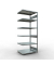 SCHULTE Schwerlastregal MULTIplus 250 12986-LR silber 100,0 x 80,0 x 250,0 cm