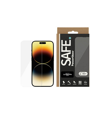 SAFE. by PanzerGlass™ Ultra Wide Fit Display-Schutzglas für Apple iPhone 14 Pro