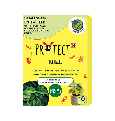 PROTECT Fliegenfänger Gelbfalle gelb