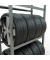 SCHULTE Reifenregal 13900 silber 100,0 x 40,0 x 200,0 cm