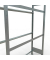 SCHULTE Reifenregal 13906 silber 130,0 x 40,0 x 200,0 cm