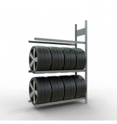 SCHULTE Anbauregal 13907 silber 130,0 x 40,0 x 200,0 cm