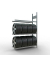 SCHULTE Anbauregal 13907 silber 130,0 x 40,0 x 200,0 cm