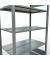 SCHULTE Schwerlastregal MULTIplus 150 17737 silber 100,0 x 60,0 x 180,0 cm