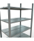 SCHULTE Schwerlastregal MULTIplus 150 17749 silber 100,0 x 60,0 x 230,0 cm