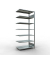 SCHULTE Anbau-Schwerlastregal MULTIplus 150 17752 silber 100,0 x 60,0 x 230,0 cm