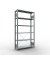 SCHULTE Schwerlastregal MULTIplus 150 17725 silber 100,0 x 30,0 x 200,0 cm