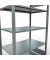 SCHULTE Schwerlastregal MULTIplus 150 17755 silber 100,0 x 60,0 x 180,0 cm