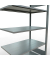 SCHULTE Anbau-Schwerlastregal MULTIplus 150 17758 silber 100,0 x 60,0 x 180,0 cm