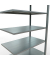 SCHULTE Anbau-Schwerlastregal MULTIplus 150 17770 silber 100,0 x 60,0 x 230,0 cm