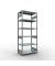 SCHULTE Schwerlastregal MULTIplus 250 12961-LR silber 100,0 x 60,0 x 250,0 cm